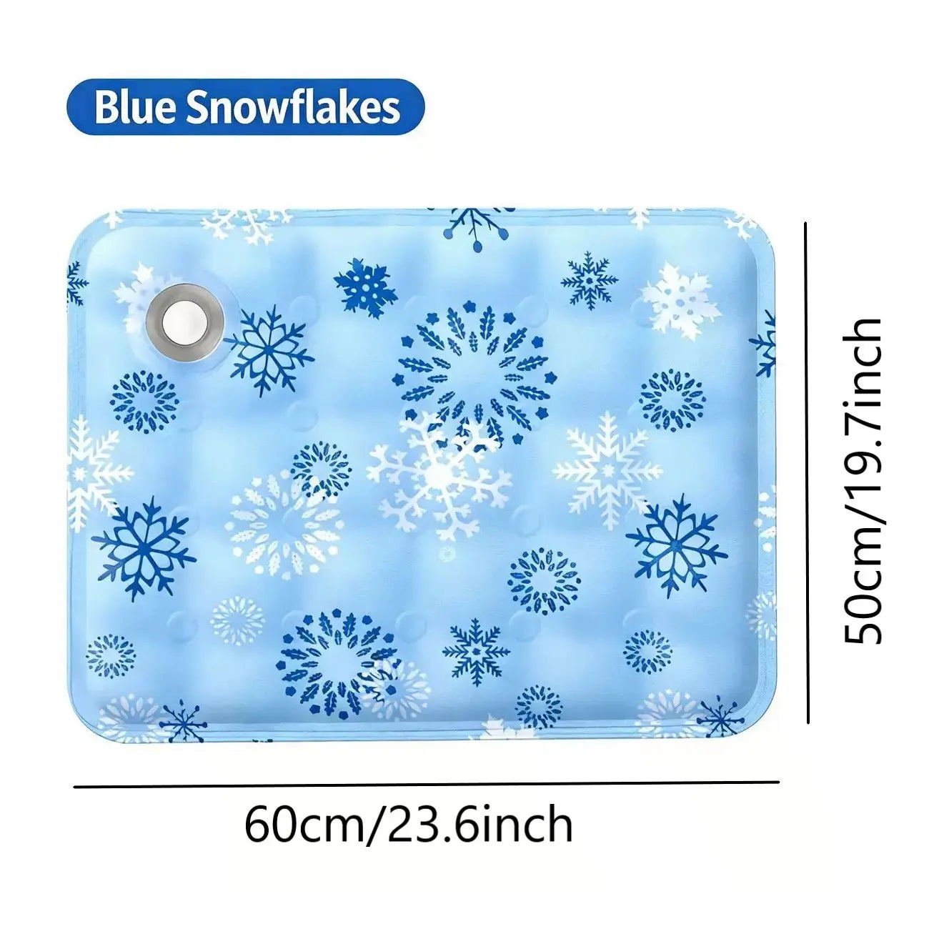 Pet Cooling Mat for Dogs and Cats, Continuous Cooling Gel Mattress.