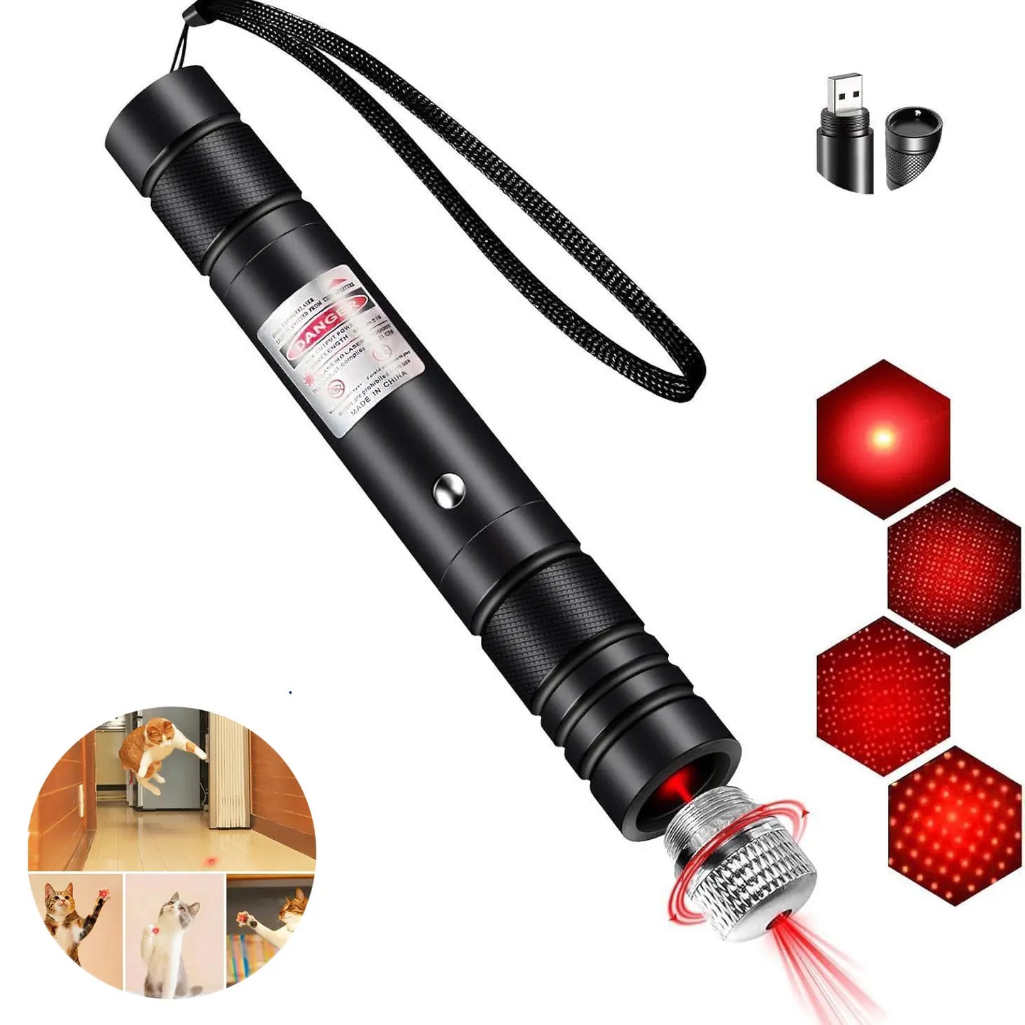 Green Laser Pointer/ Line Light Flashlight Long Distance Range for TV/LED/LCD Screens Flashlights Presentation, Laser Pointer Cat Toy，Office / Outdoors / Astronomic / Construction Tiktokshopspringglowup Summervibe