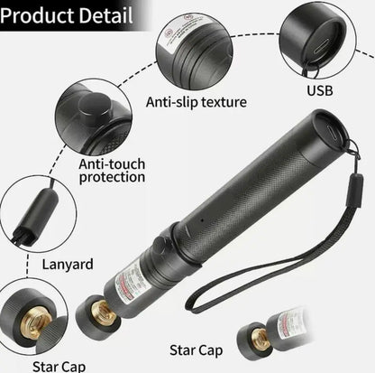 Green Laser Pointer/ Line Light Flashlight Long Distance Range for TV/LED/LCD Screens Flashlights Presentation, Laser Pointer Cat Toy，Office / Outdoors / Astronomic / Construction Tiktokshopspringglowup Summervibe