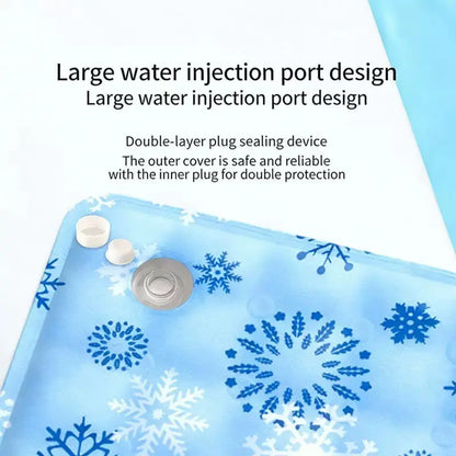 Pet Cooling Mat for Dogs and Cats, Continuous Cooling Gel Mattress.
